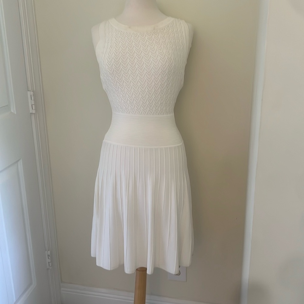 BCBG mini dress color gardenia